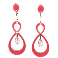 Boucles d'oreilles Rosso Prezioso Femme in Résine 004 - 004